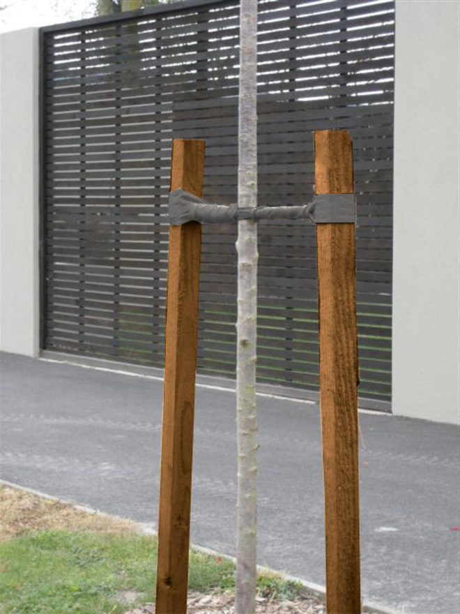 Untreated Wooden Stakes - 38 & 50mm sq image 2