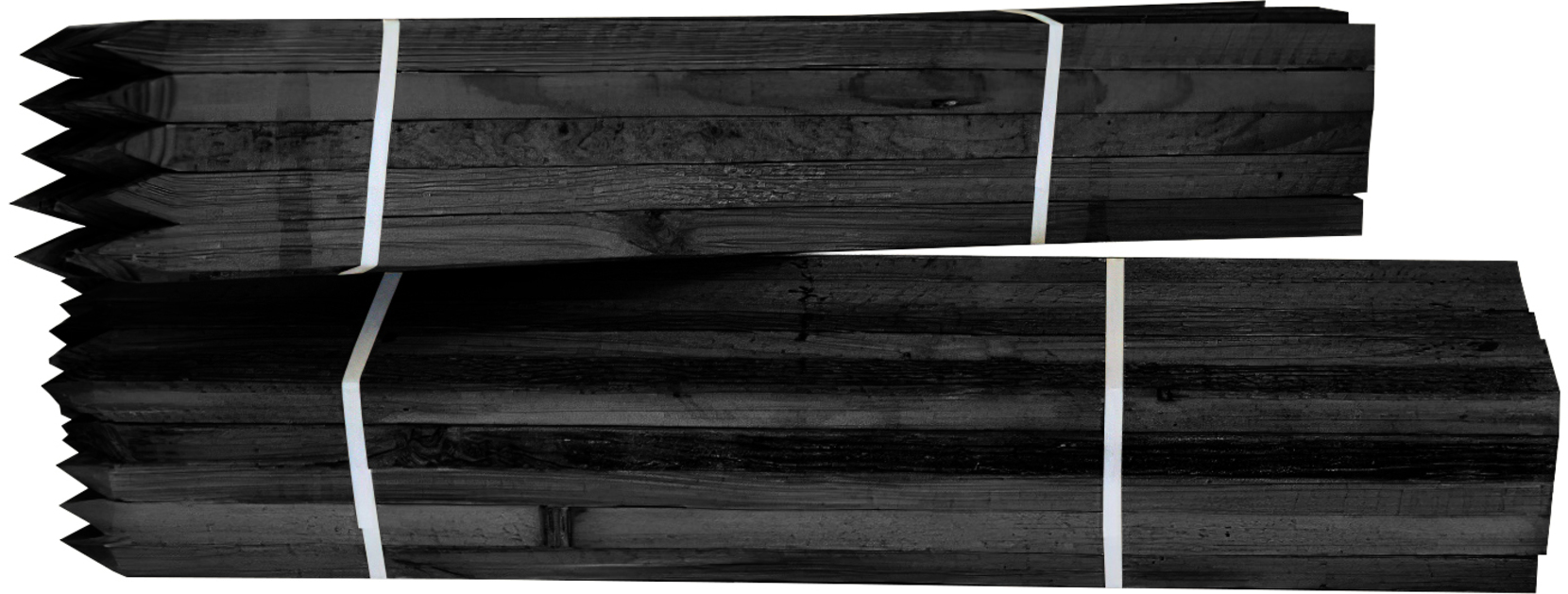 Treated Pine Stakes 50x50mm 20pk - Painted Black image 2
