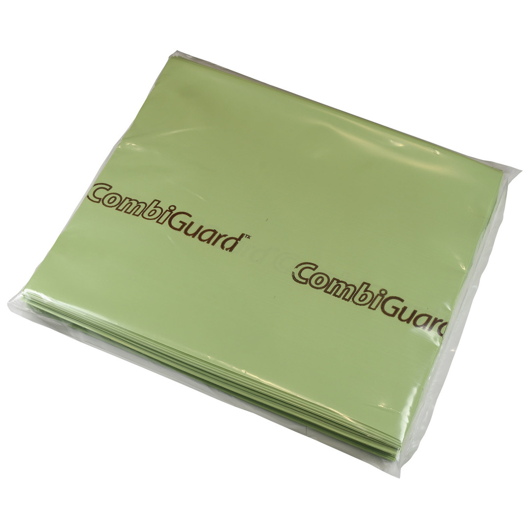 CombiGuard Light Tan & Green Sleeves 100 Pack image 1