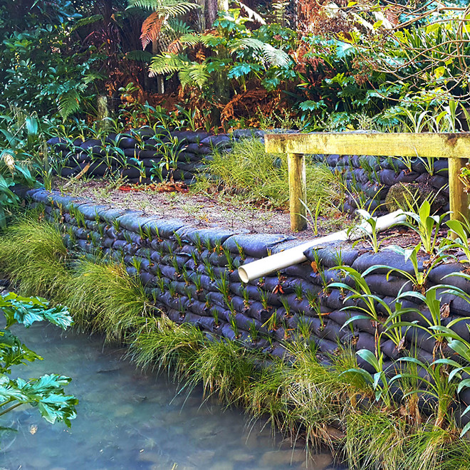 Vegetated Retaining Wall