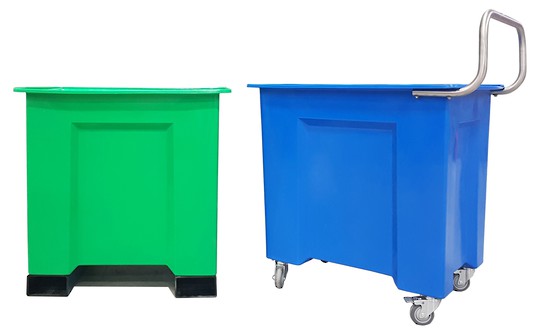 Plastic Tub Trolleys - Food Grade Rated - Industrial Storage - Tanks ...