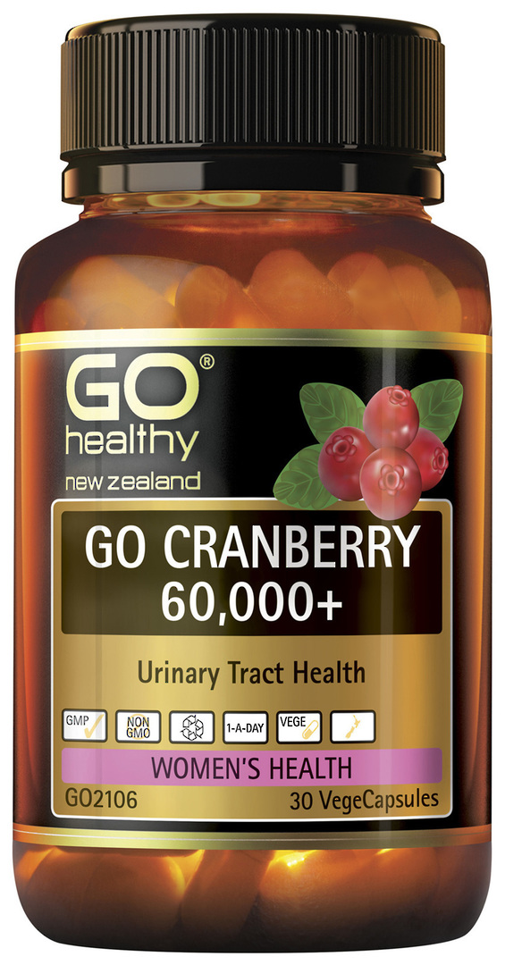 Go Cranberry 60000+ 30 VegeCapsules image 0