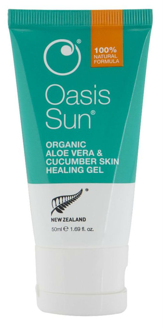 Oasis Sun Organic Aloe Vera & Cucumber Skin Healing Gel image 0