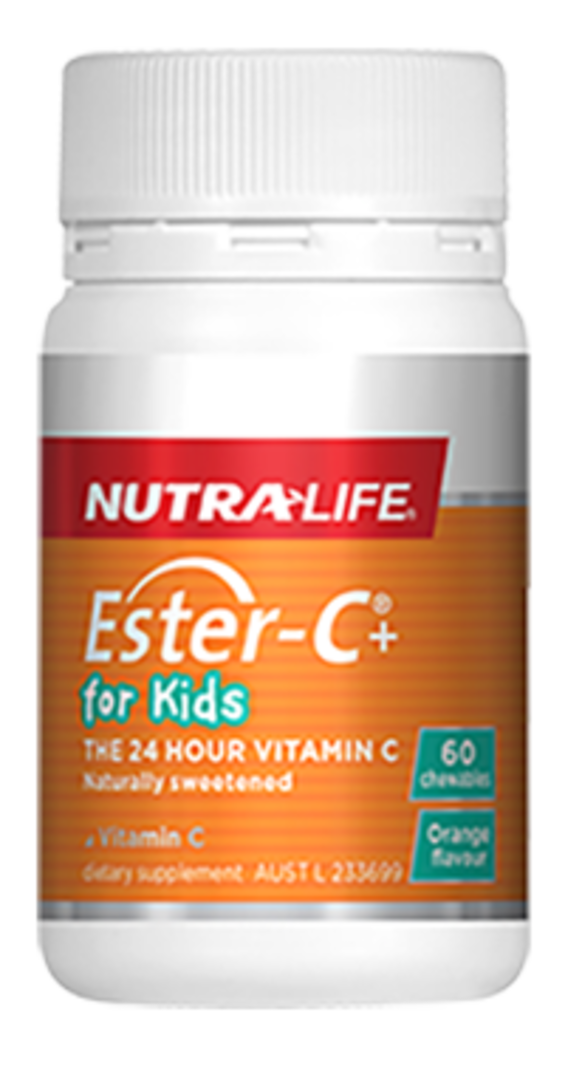 Ester-C+ for Kids 120 Chewable Tablets image 0