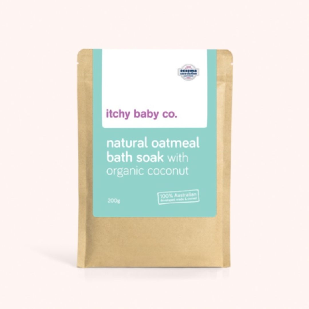 Itchy Baby Co. Natural Oatmeal Bath Soak with Organic Coconut 200g image 0