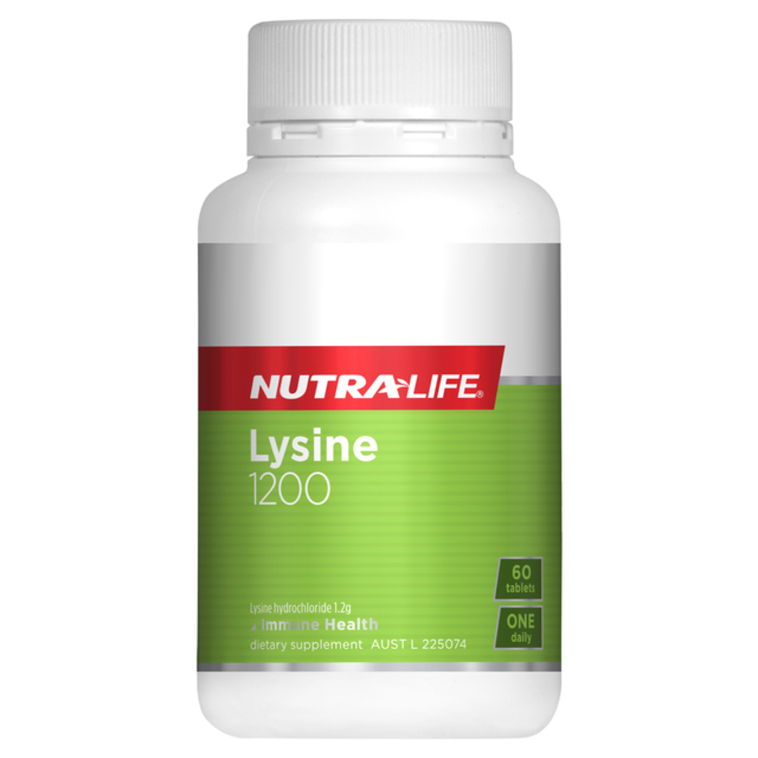 Nutra-life Lysine 1200 60 Tablets image 0