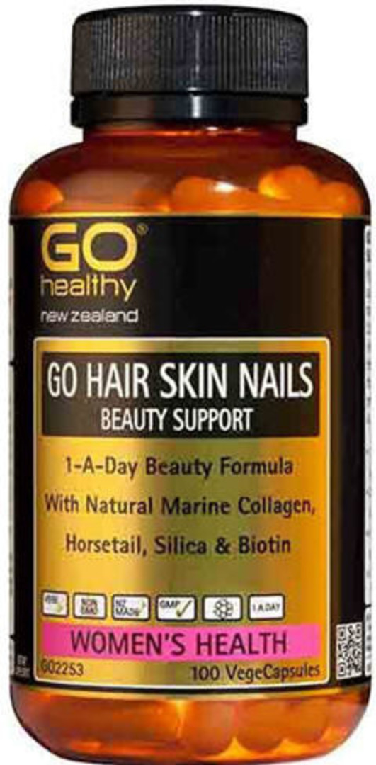 Go Hair Skin Nails 100 VegeCapsules image 0