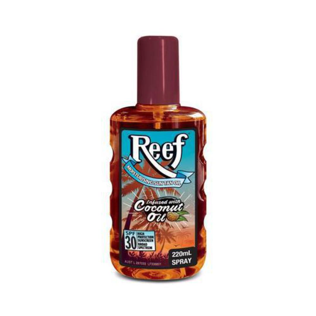 Reef Moisturising Sunscreen Tan Oil 220ml Spray image 0