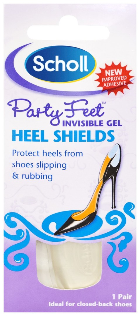 Scholl Party Feet Invisible Gel Heel Shields image 0