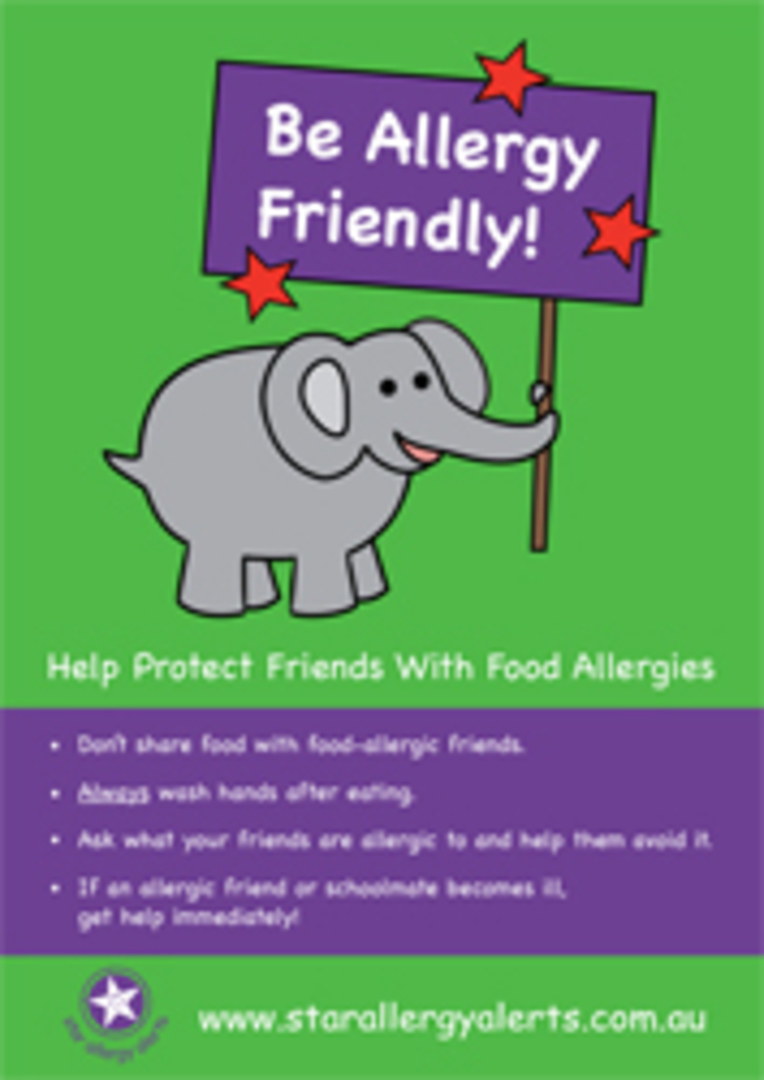 Be Allergy Friendly! Poster image 0