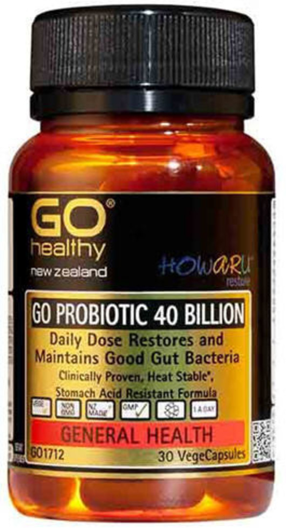 Go Probiotic 40 Billion 30 Delayed Release VegeCapsules image 0