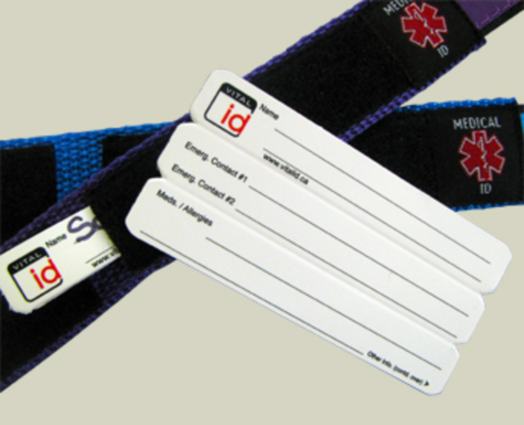 Vital ID Spare Cards for Wristbands image 0