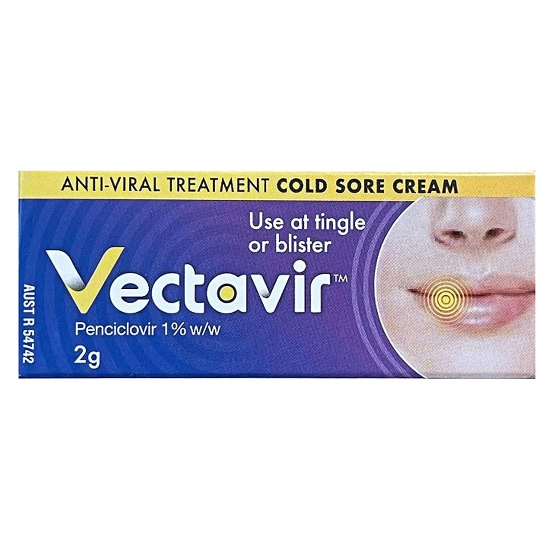 Vectavir Cold Sore Cream 2g image 0