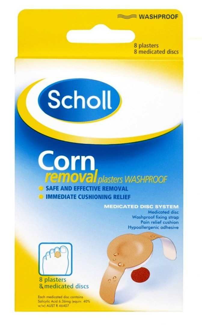 Scholl Corn Removal Plasters Washproof image 0