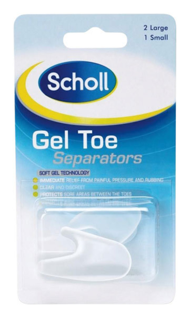 Scholl Gel Toe Separators image 0