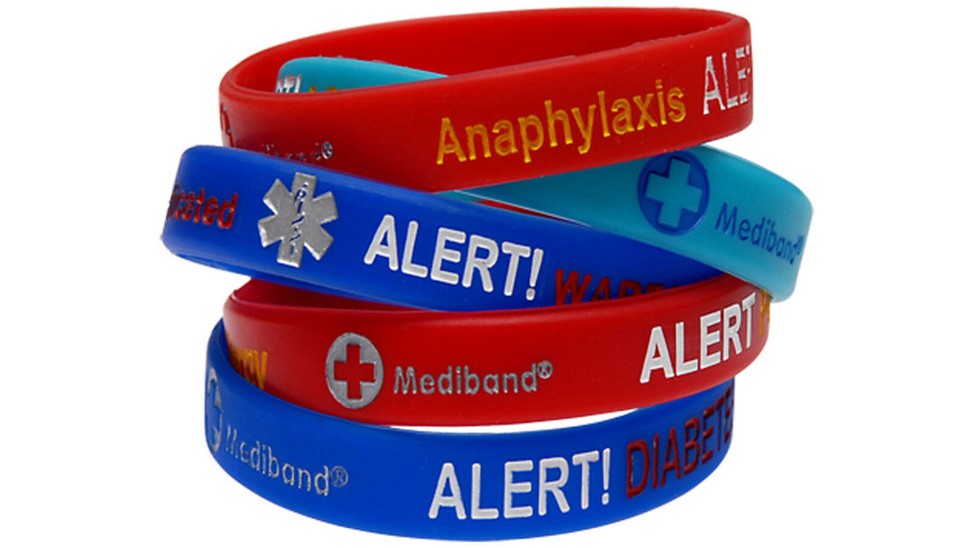 Medical Bracelet Allergy Wristband Medical ID Medical  Etsy