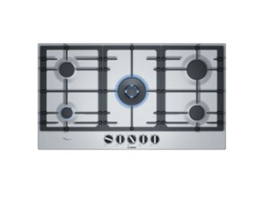 BOSCH SERIES 6 STAINLESS STEEL 90CM GAS COOKTOP image 0