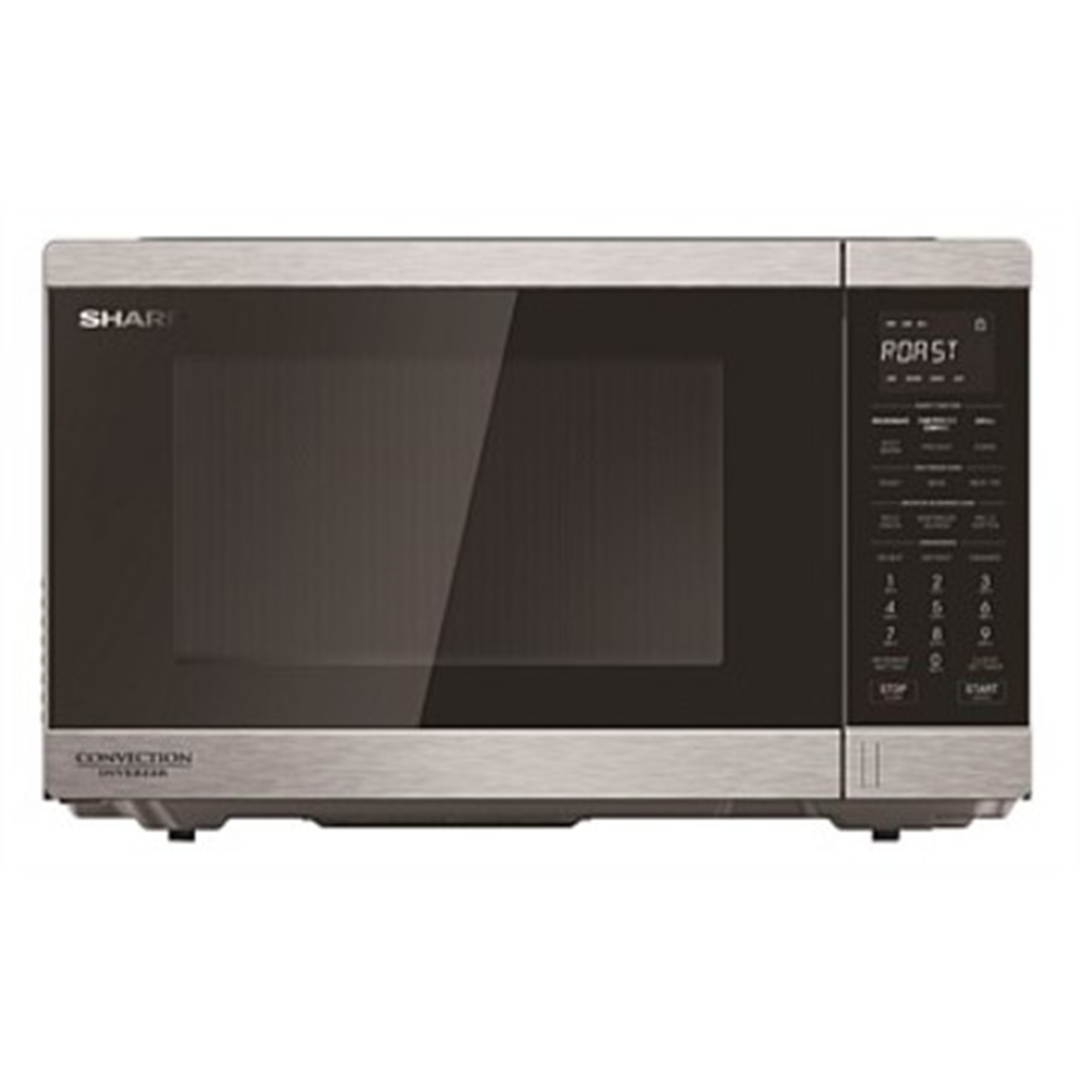 SHARP STAINLESS STEEL 1100W CONVECTION MICROWAVE image 0