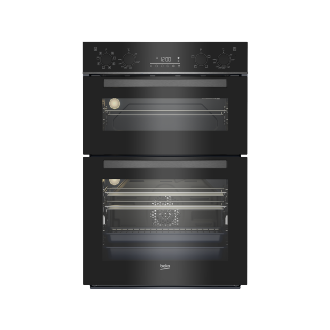 beko multifunction built-in double oven image 0