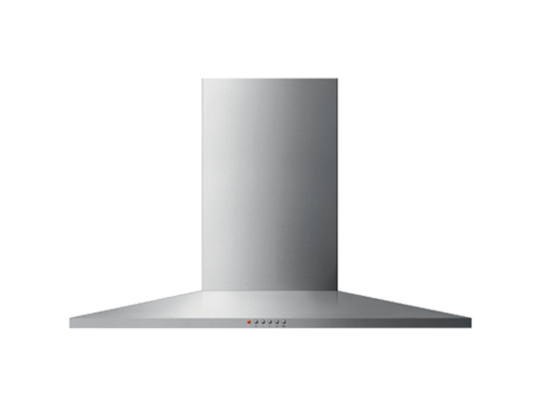 FISHER & PAYKEL 90CM STAINLESS STEEL PYRAMID CHIMNEY WALL RANGEHOOD image 0