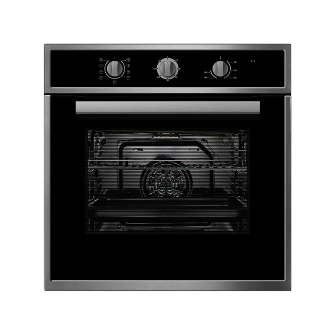 MIDEA BLACK GLASS 60CM 9 FUNCTIONS BUILT-IN OVEN image 0