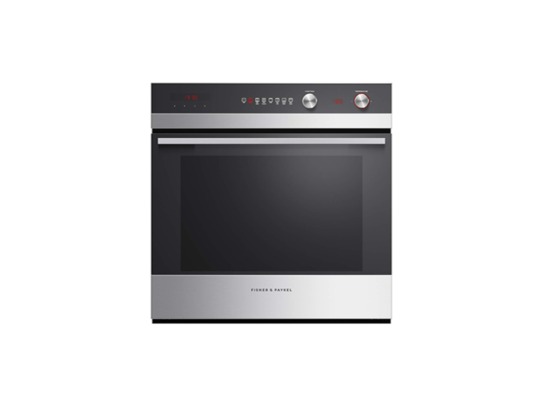 FISHER & PAYKEL 60CM 85L 7 FUNCTION BUILT-IN PYROLYTIC OVEN image 0