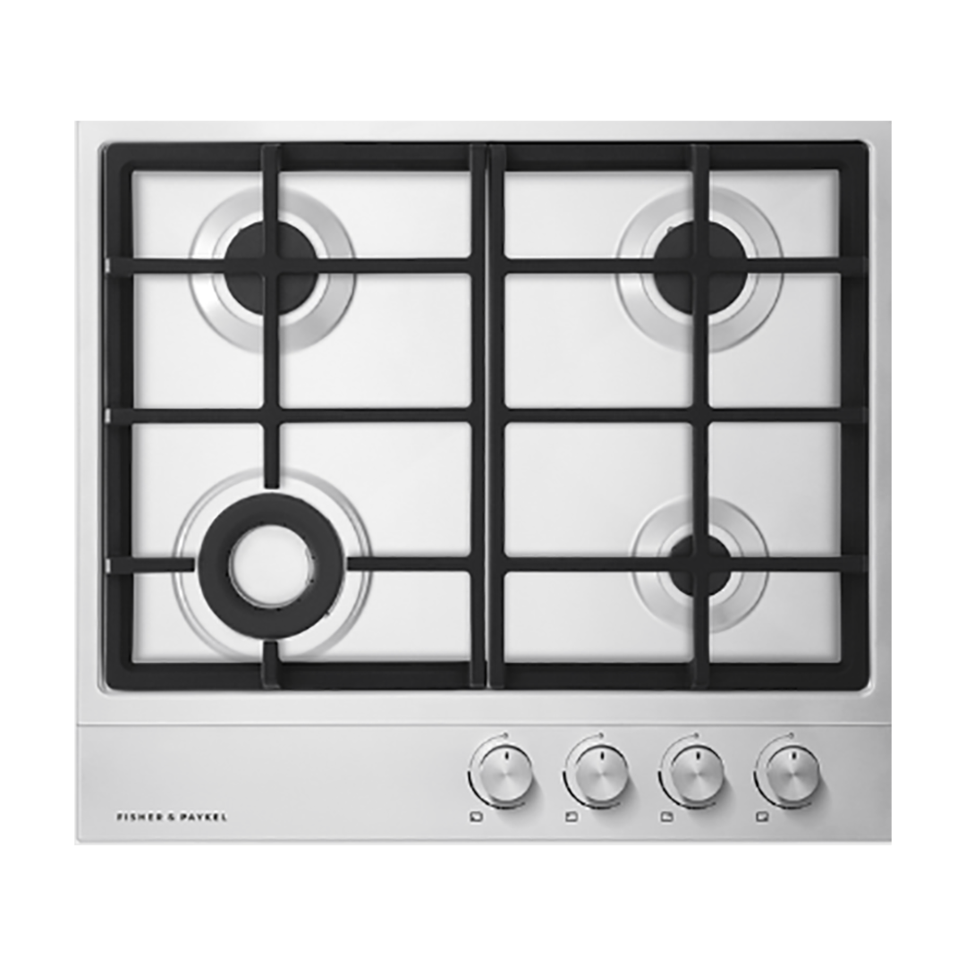 FISHER & PAYKEL 60CM GAS ON STEEL COOKTOP image 0