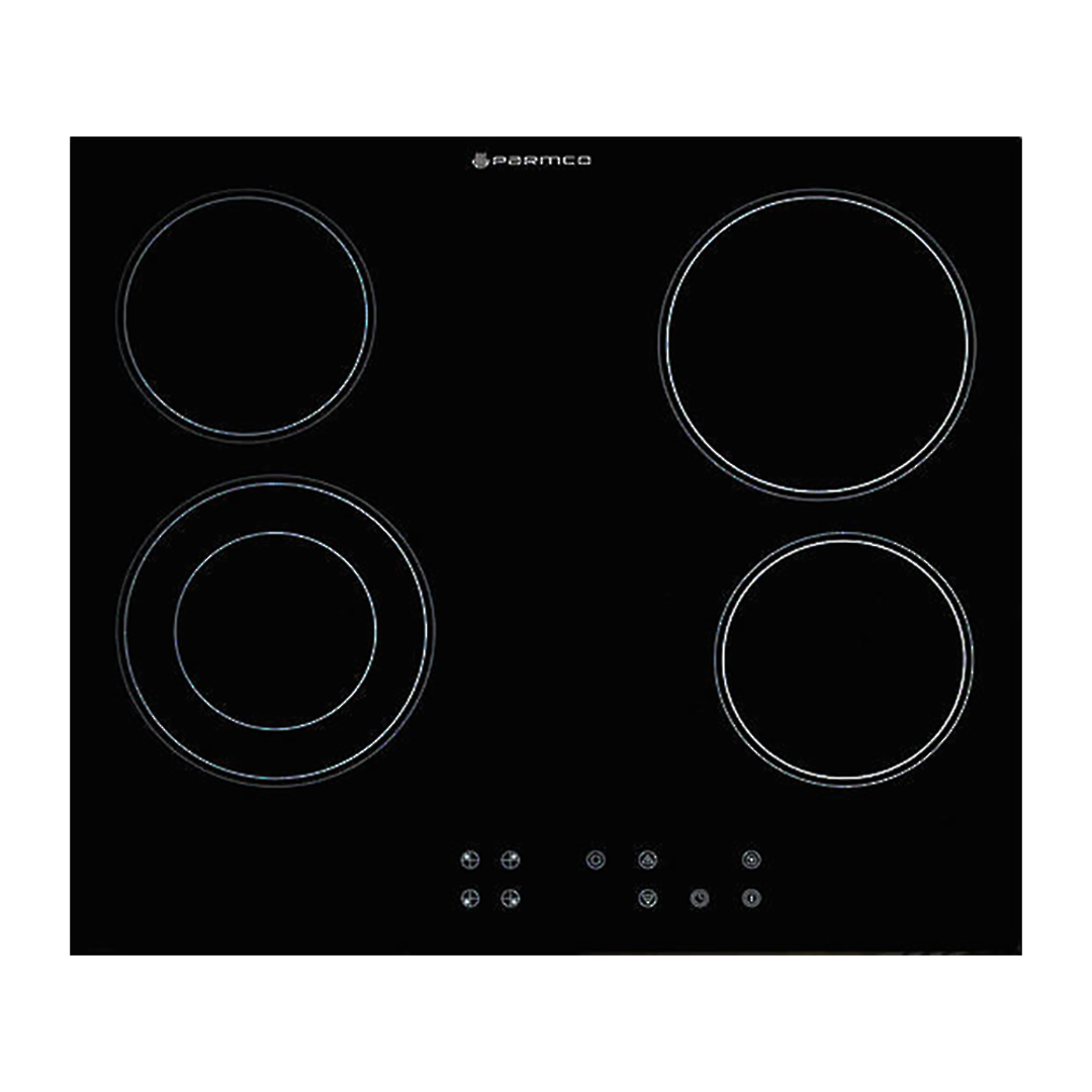 PARMCO 600MM BLACK TOUCH FRAMELESS CERAMIC COOKTOP image 0