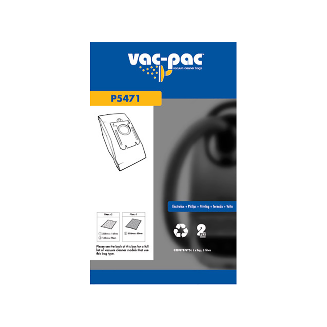 VACPAC VACUUM CLEANER PAPER BAGS image 0