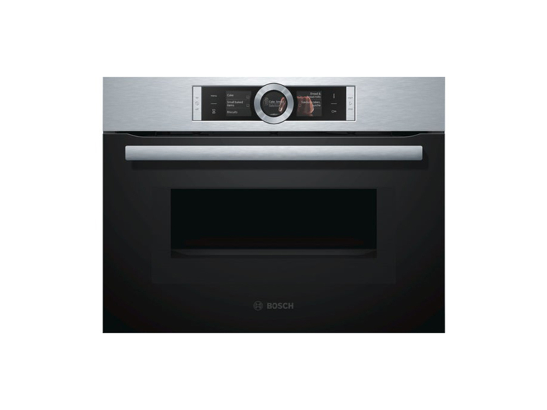 BOSCH SERIES 8 60X45CM BUILT-IN STAINLESS STEEL OVEN WITH MICROWAVE FUNCTION image 0
