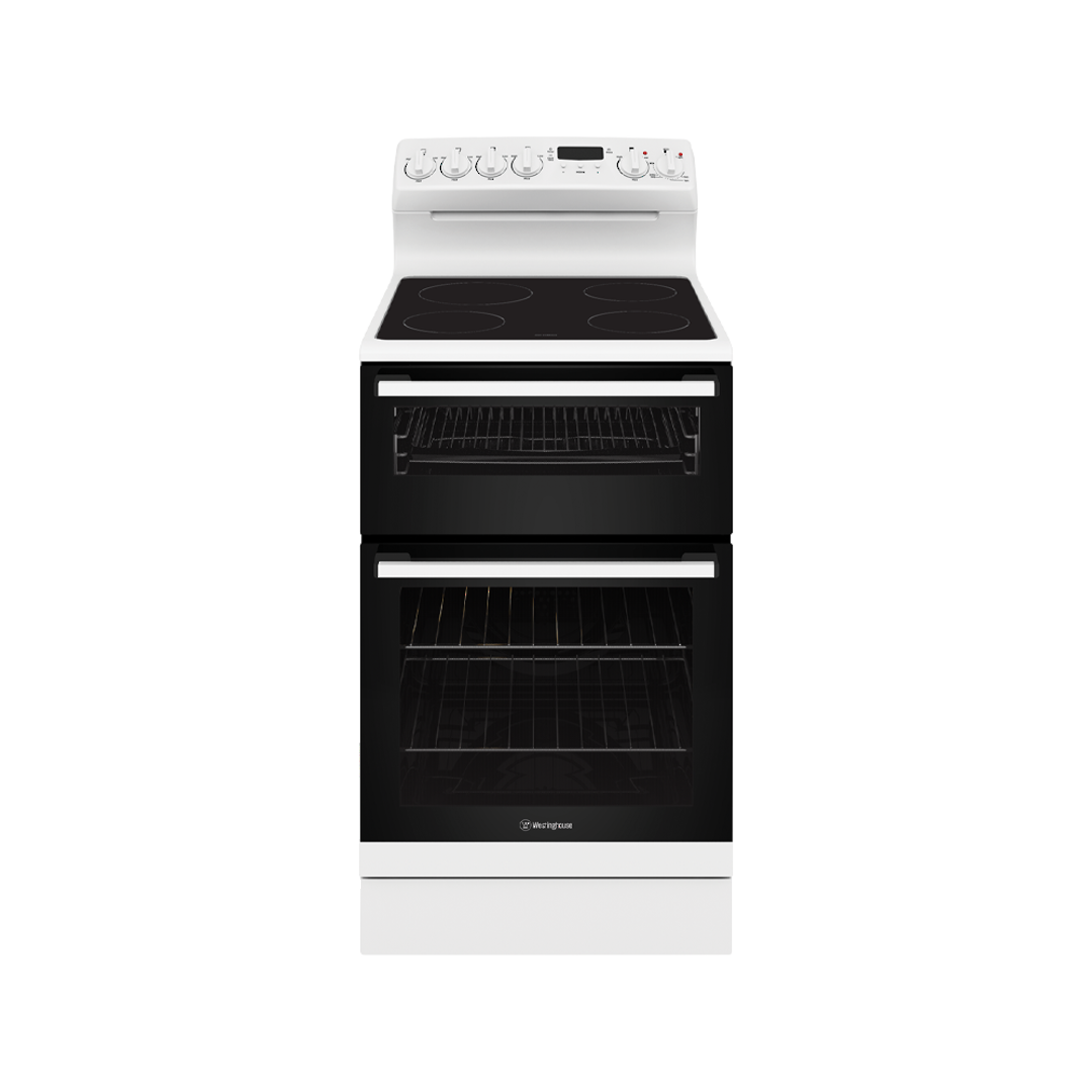WESTINGHOUSE 54CM FREESTANDING ELECTRIC OVEN WITH CERAMIC COOKTOP image 0