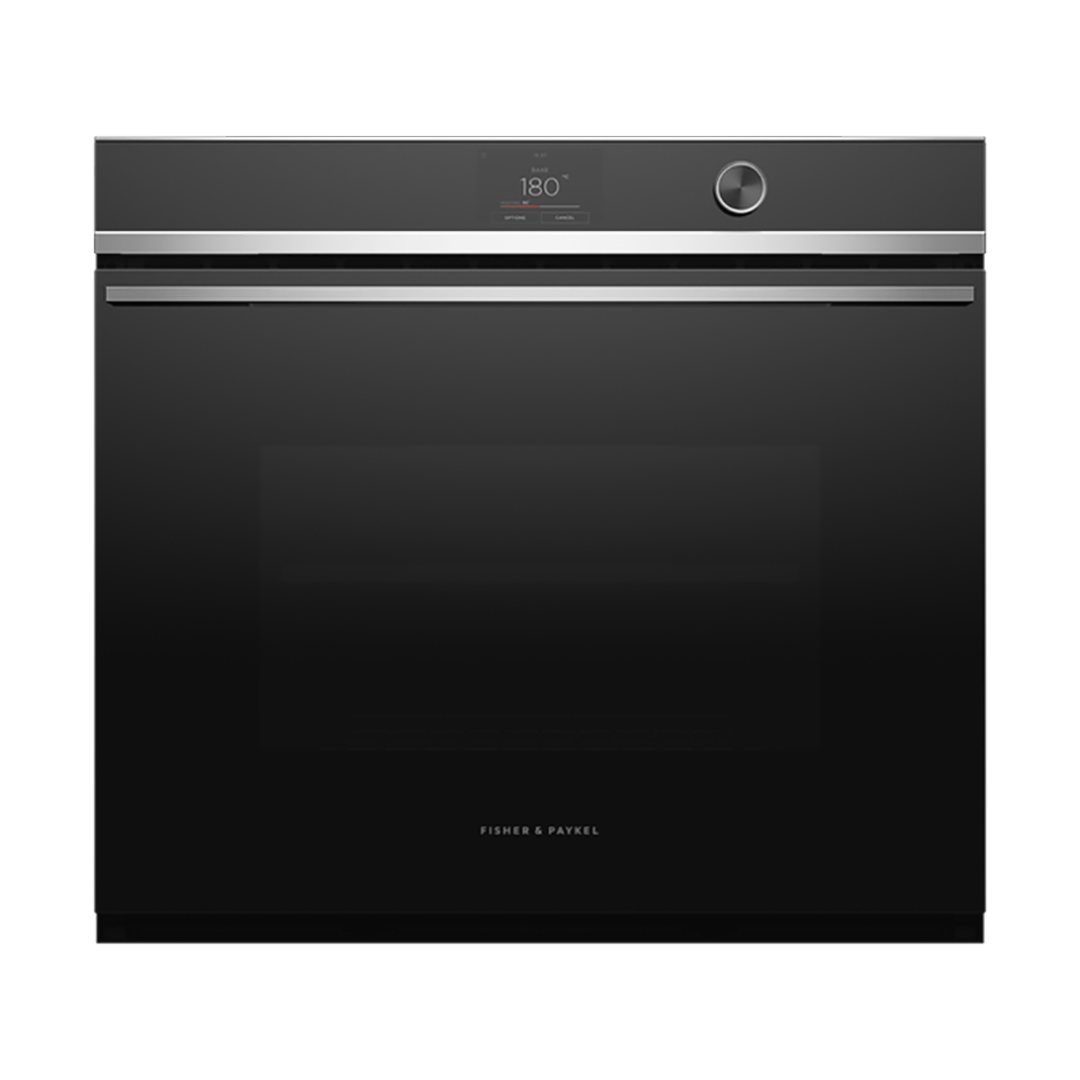 FISHER & PAYKEL 76CM 17 FUNCTION SELF-CLEANING STAINLESS-STEEL OVEN image 0