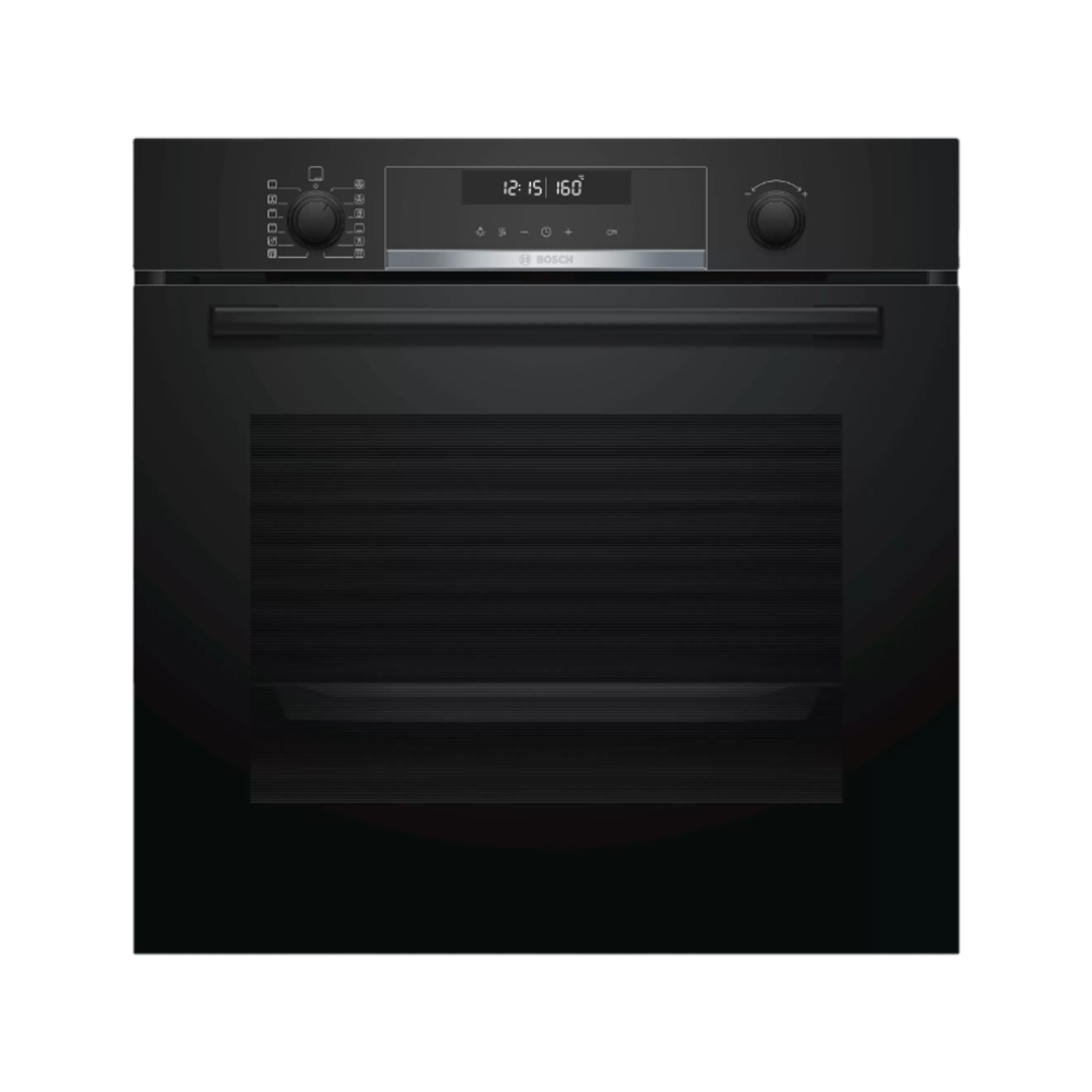 BOSCH SERIES 6 60CM PYROLYTIC BLACK BUILT-IN OVEN image 0