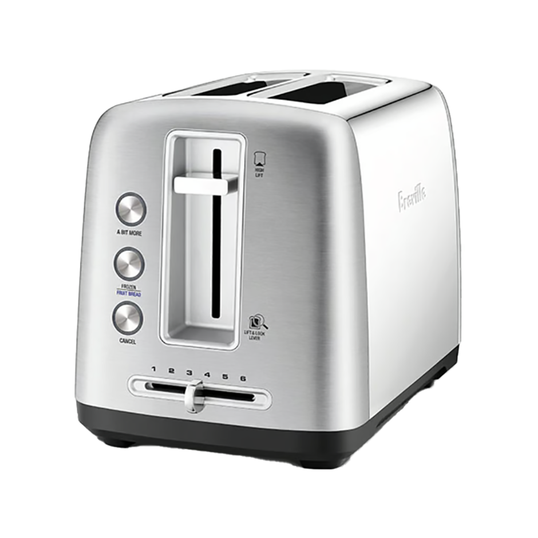 BREVILLE TOAST CONTROL 2 STAINLESS STEEL 2 SLICE TOASTER image 0