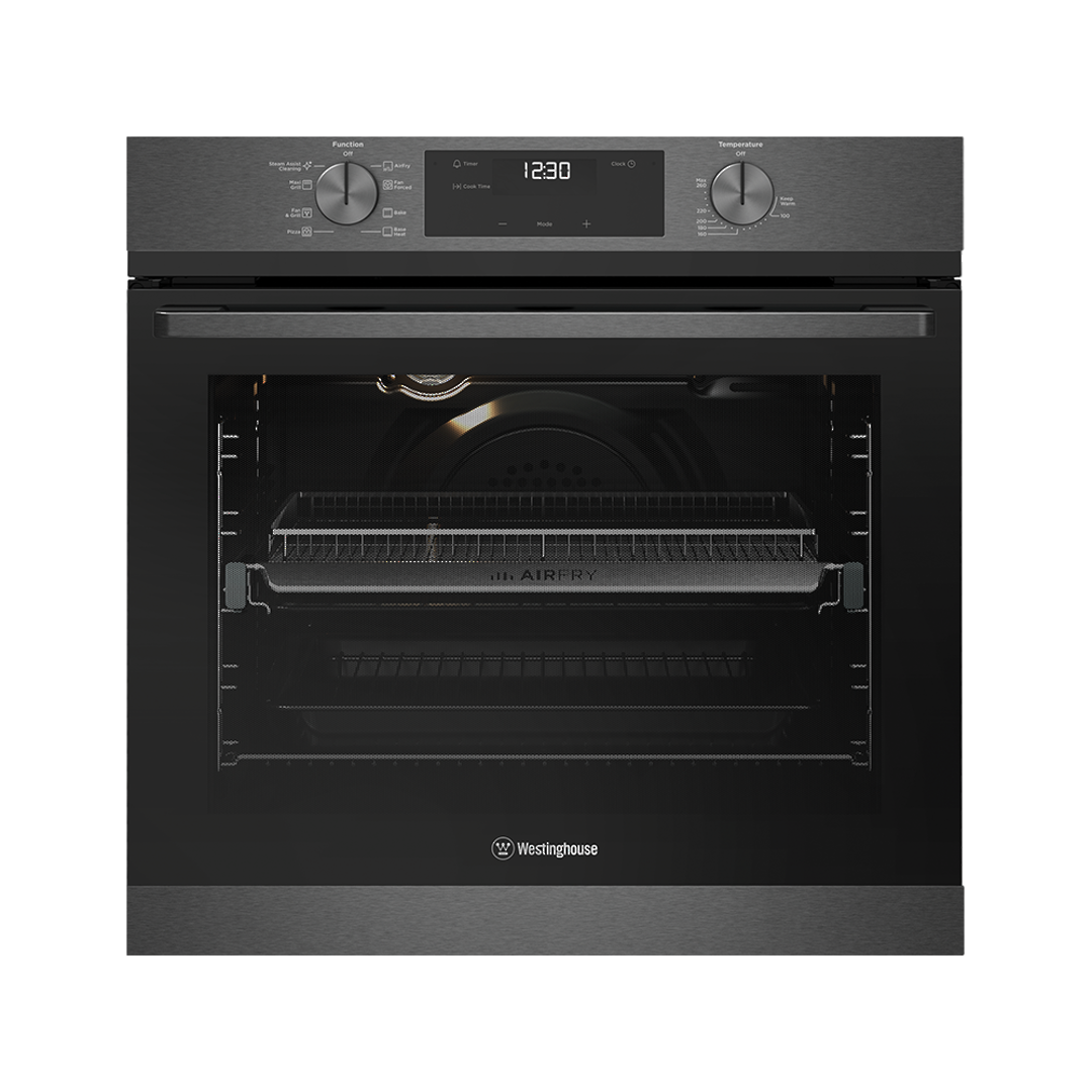 WESTINGHOUSE 60CM MULTIFUNCTION DARK STAINLESS STEEL OVEN image 0