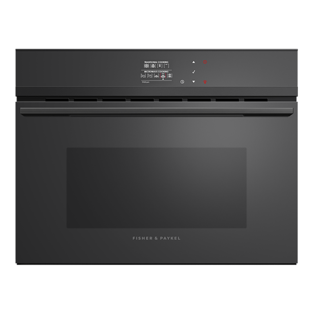 FISHER & PAYKEL 60CM COMBINATION BLACK MICROWAVE OVEN image 0