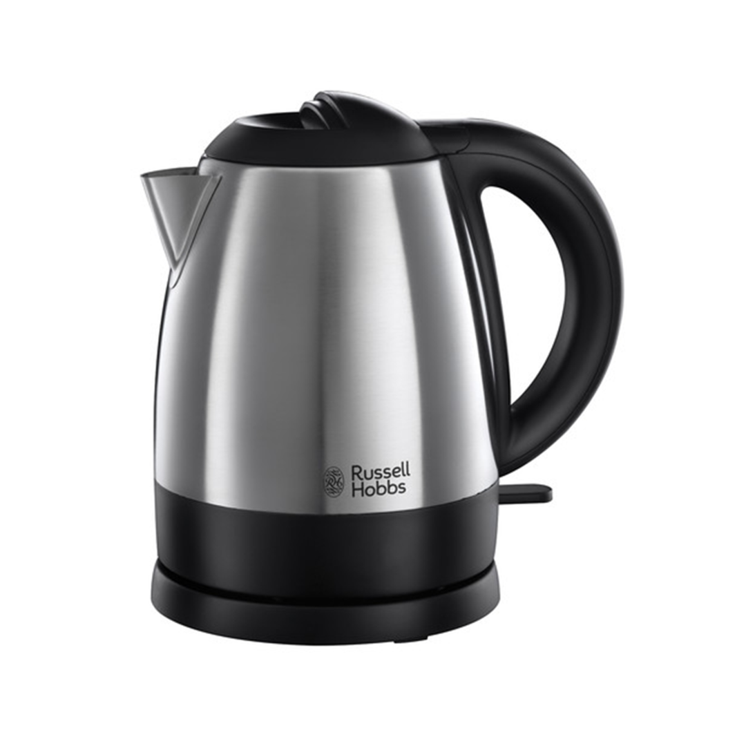 RUSSELL HOBBS 1L SILVER COMPACT KETTLE image 0