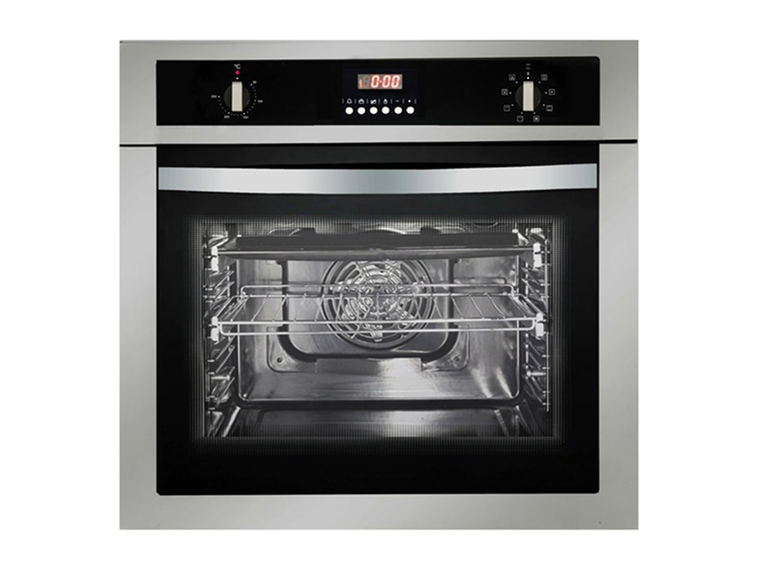 PARMCO 600MM 58L 8 FUNCTION STAINLESS STEEL OVEN image 0