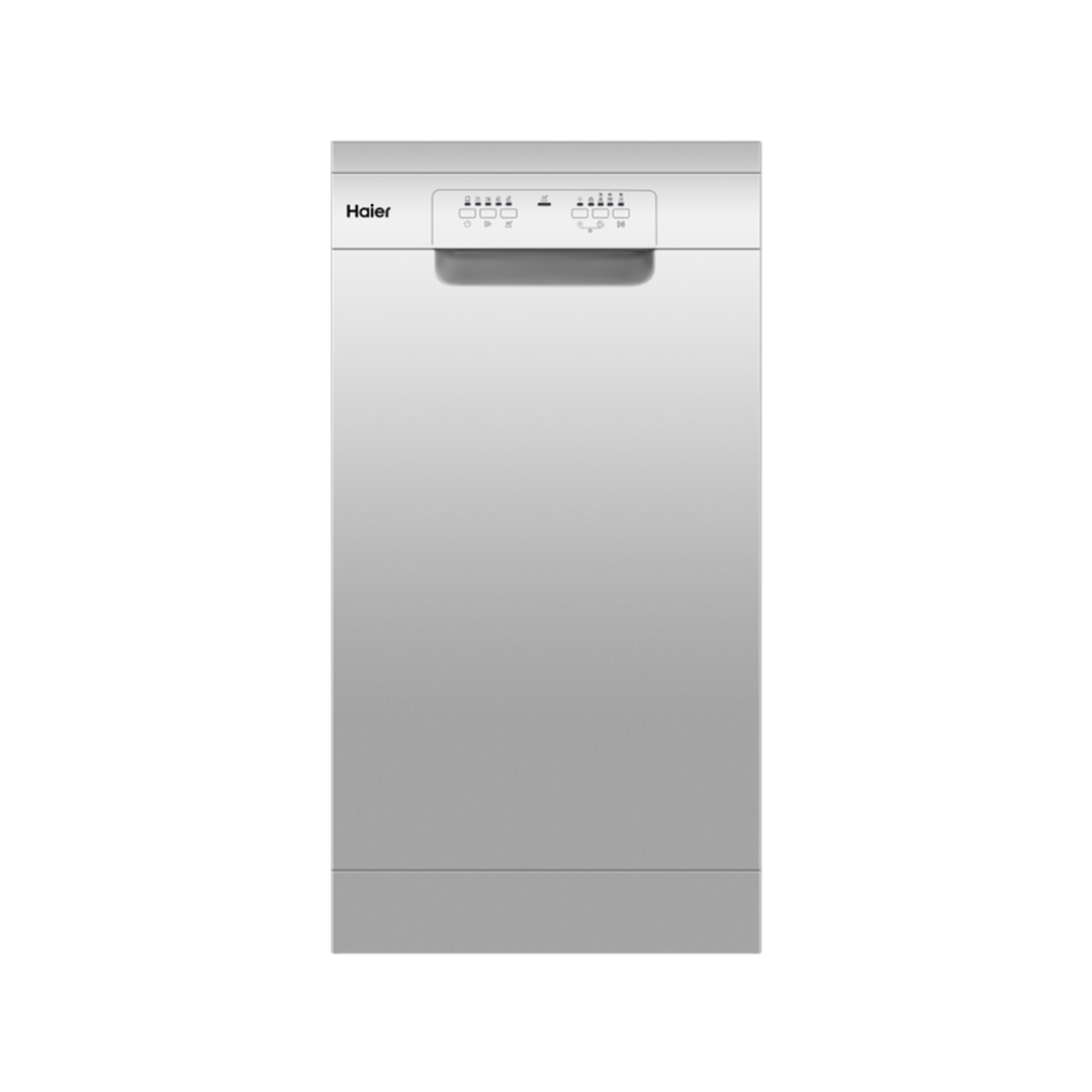 HAIER SILVER COMPACT FREESTANDING DISHWASHER image 0