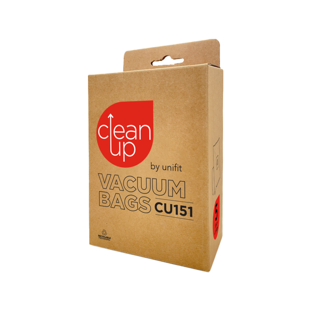 CLEANUP BY UNIFIT CU151 BAG 5PK VACUUM BAGS image 0
