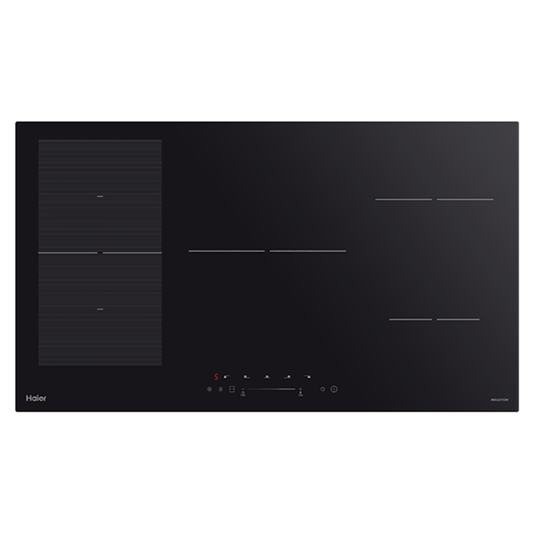 HAIER 5 ZONE 90CM BLACK INDUCTION COOKTOP image 0