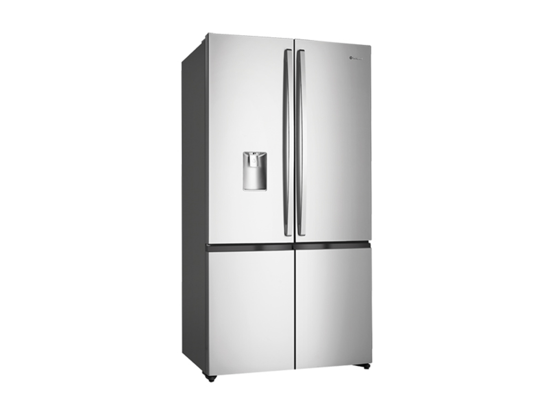 WESTINGHOUSE 541L STAINLESS STEEL QUAD FRENCH DOOR ICE & WATER REFRIGERATOR image 0