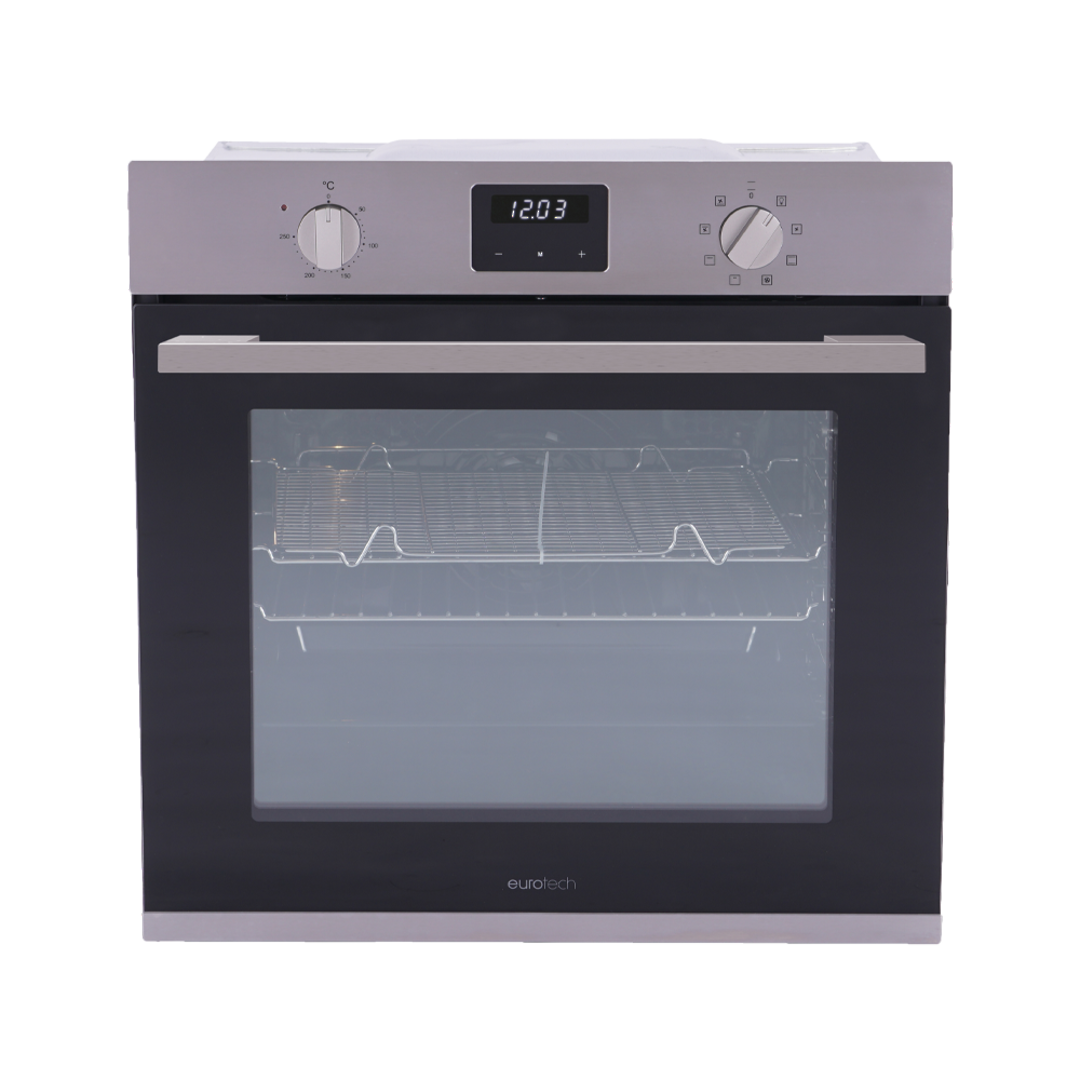 EUROTECH 60CM BUILT-IN MULTI FUNCTION STAINLESS STEEL OVEN image 0