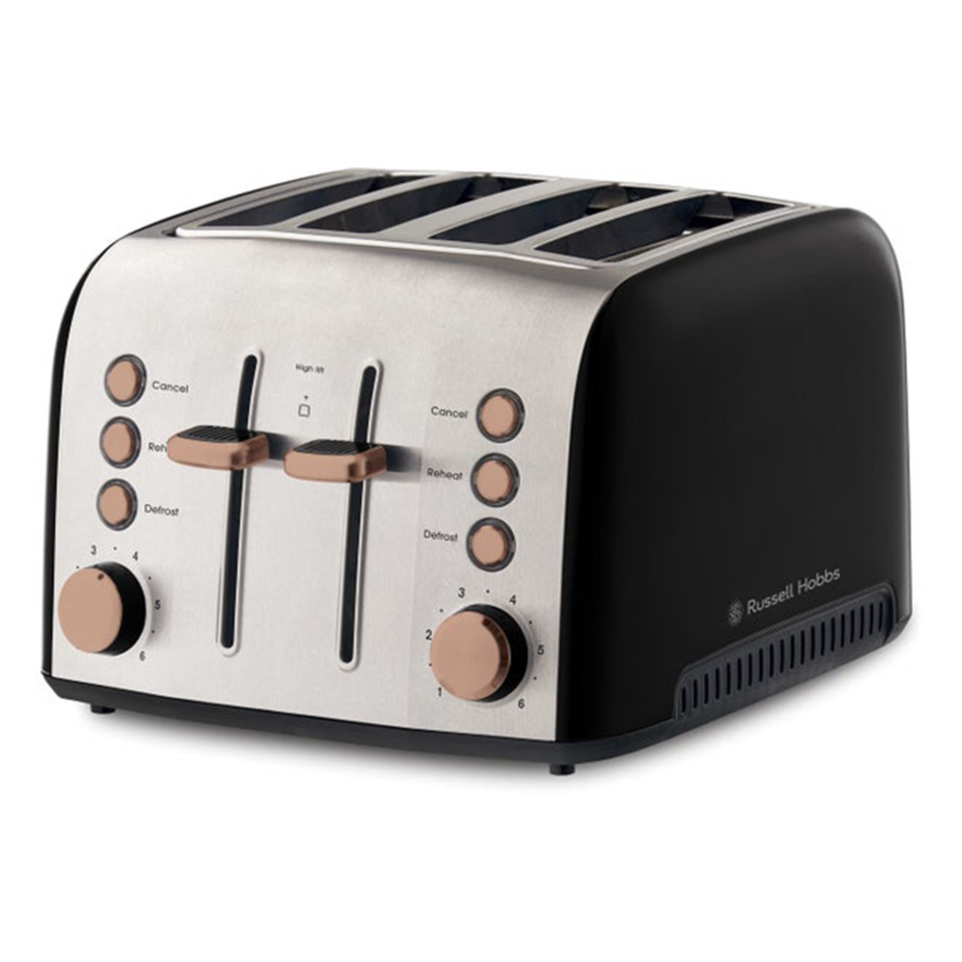 RUSSELL HOBBS BROOKLYN COPPER 4 SLICE TOASTER image 0
