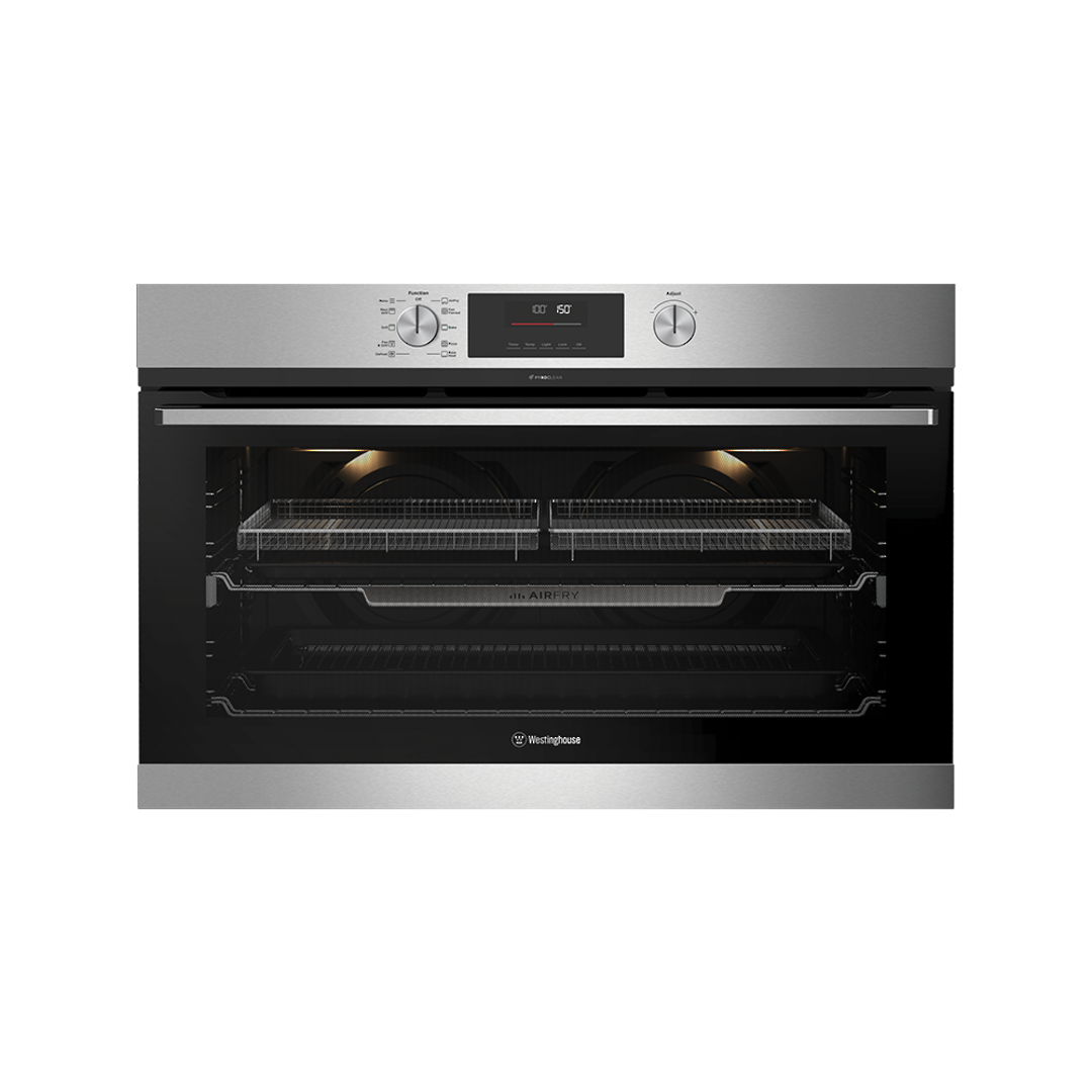 WESTINGHOUSE 90CM MULTIFUNCTION PYROLYTIC BUILT-IN OVEN image 0