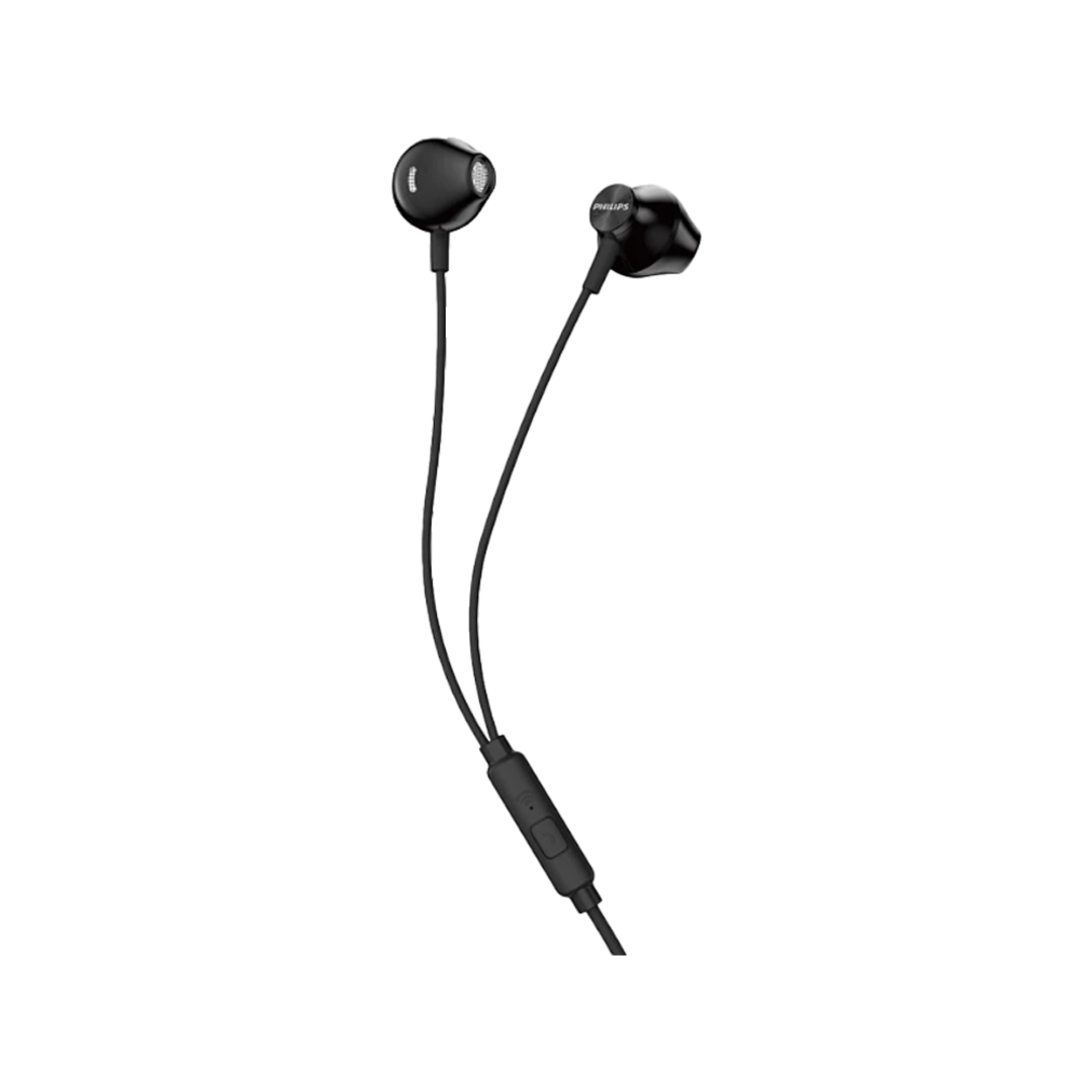 Philips Black Wire Headphones With Mic image 0