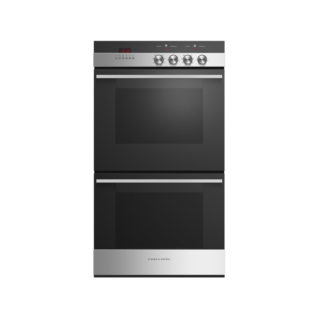 fisher & paykel 60cm 7 function stainless-steel double oven image 0