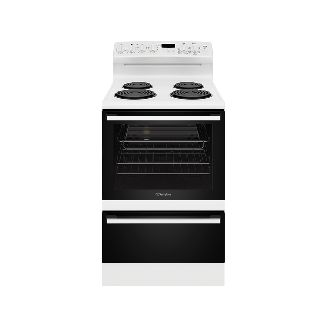 WESTINGHOUSE 60CM WHITE MULTIFUNCTION FREESTANDING COOKER image 0