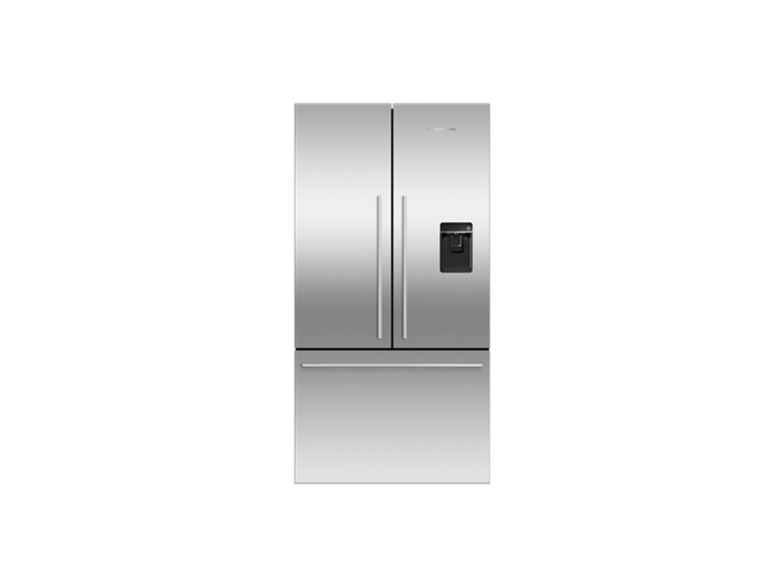 fisher & paykel 569l stainless steel french door fridge/freezer image 0