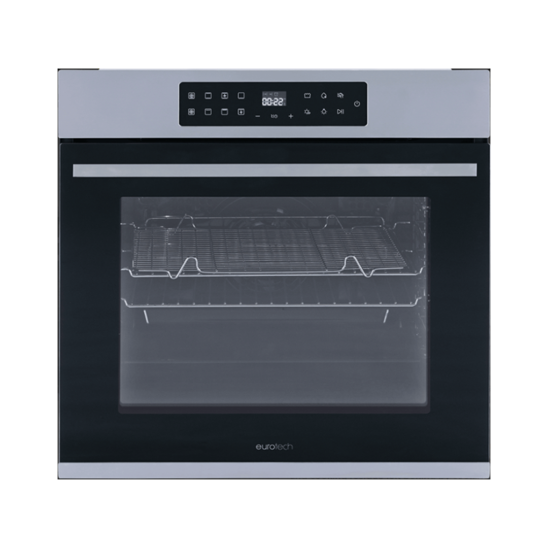 EUROTECH 60CM STAINLESS STEEL BUILT-IN PYROLYTIC OVEN image 0